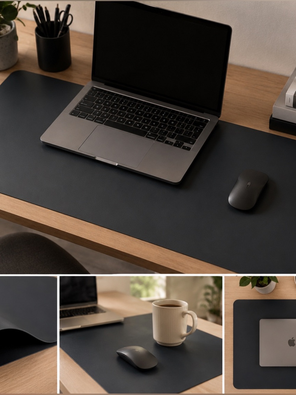 Premium Black Laptop Mat for Enhanced Control